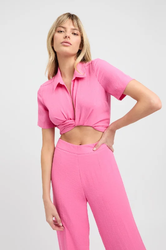 Hayman Crop Shirt Geometric