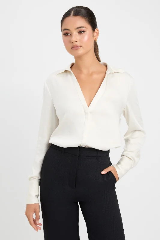 Milan Long Sleeve Shirt Laid - back Women's Style