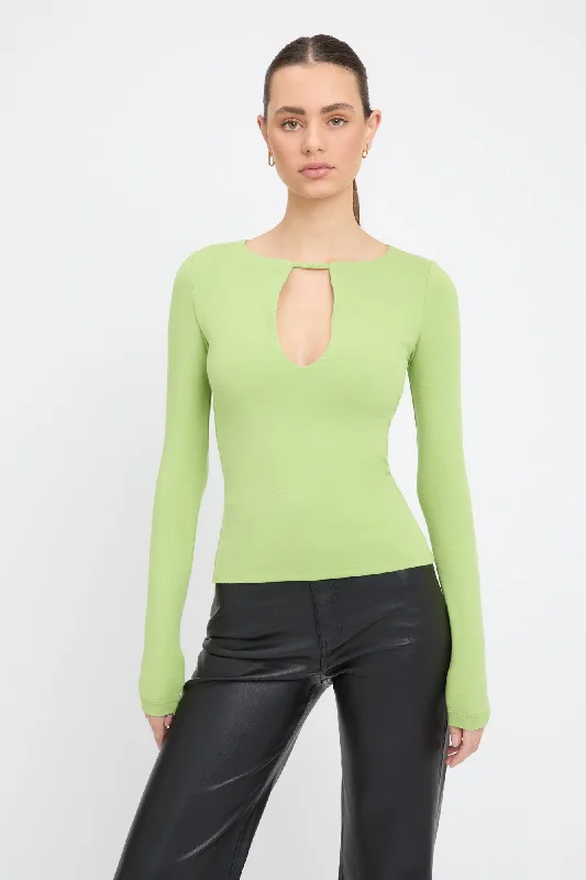 Brielle Long Sleeve Top Disco