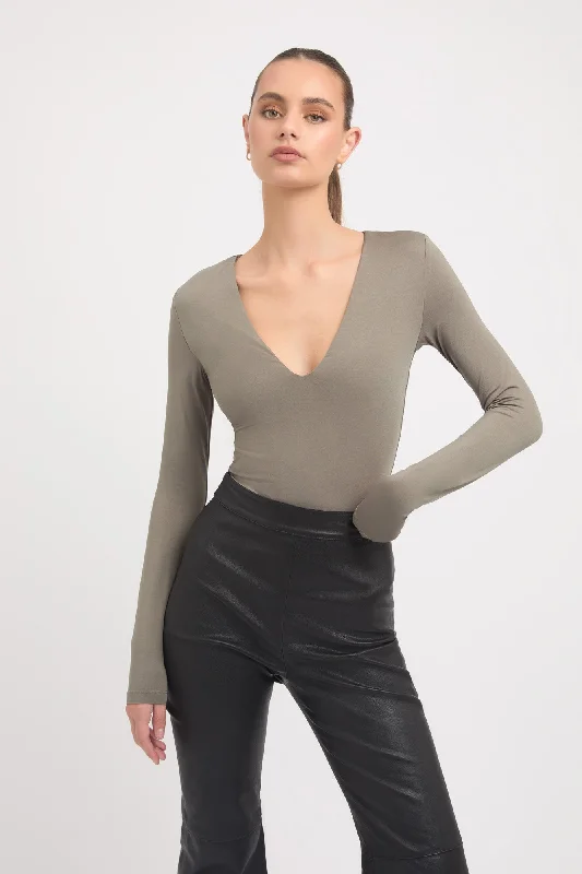 Tahnee Bodysuit Cozy Women's Sherpa - lined