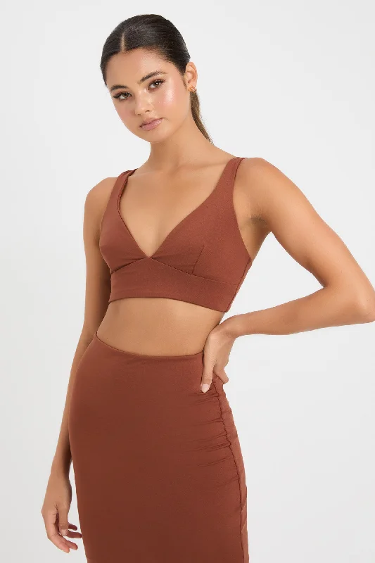 Staple Vee Bralette Country