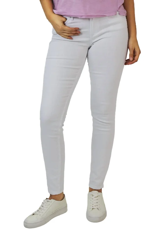 Blaire High Rise Slim Straight Jeans In Optic White Earthy Women's 