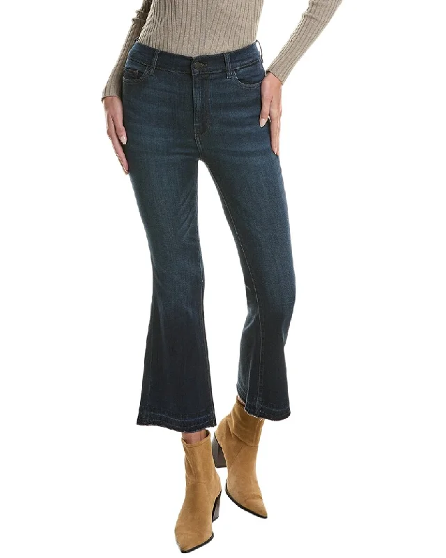 DL1961 Bridget Boot Dark Indigo Released High-Rise Instasculpt Crop Jean