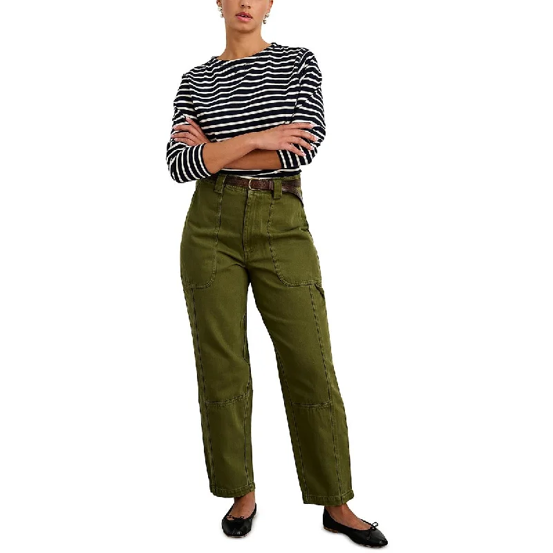 Alex Mill Womens Pheobe Straight Leg Utility Cargo Pants Laid - back Women's Style