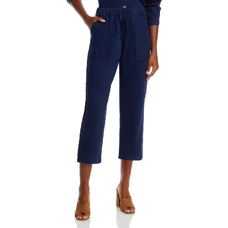 Bella Dahl Womens Utility Tie Waste Ankle Pants Business
