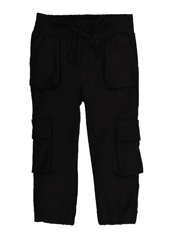 Toddler Girls Hyperstretch Cargo Joggers