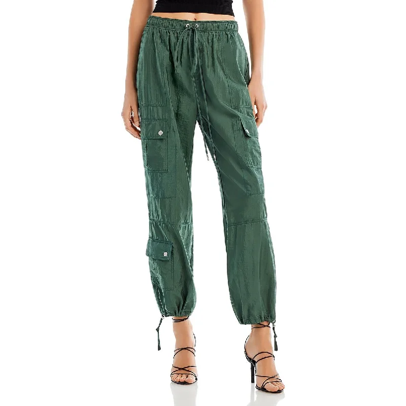 Cinq a Sept Womens Parachute Drawstring Cargo Pants