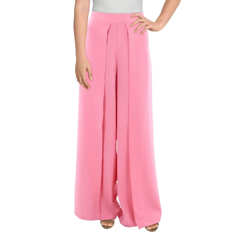 CQ by CQ Womens High Waist Pleated Wide Leg Pants