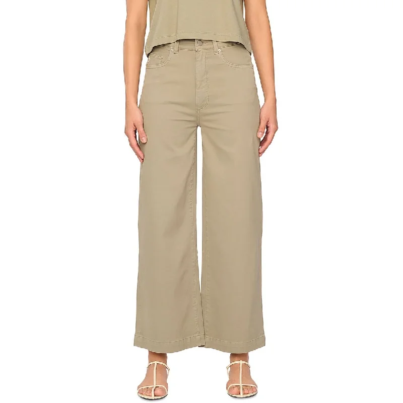 DL1961 Womens High Rise Knit Wide Leg Pants Adventure