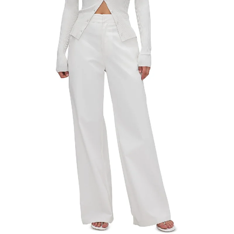 Good American Womens Good Skate Woven Solid Dress Pants Refined Women's Velvet