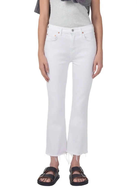 Isola Zip Jeans In Mayfair Polished Women's Silk
