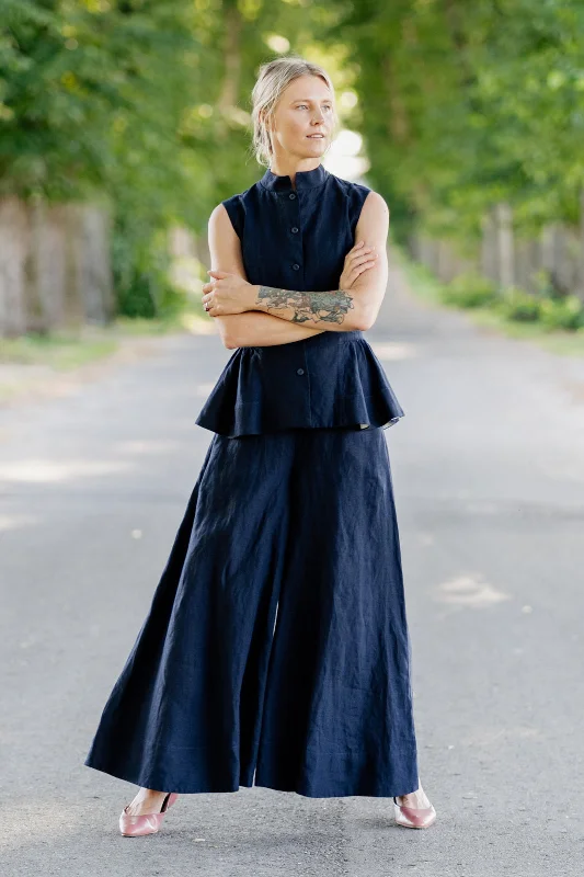 Maxi Catherine Trousers, Night Navy purpose