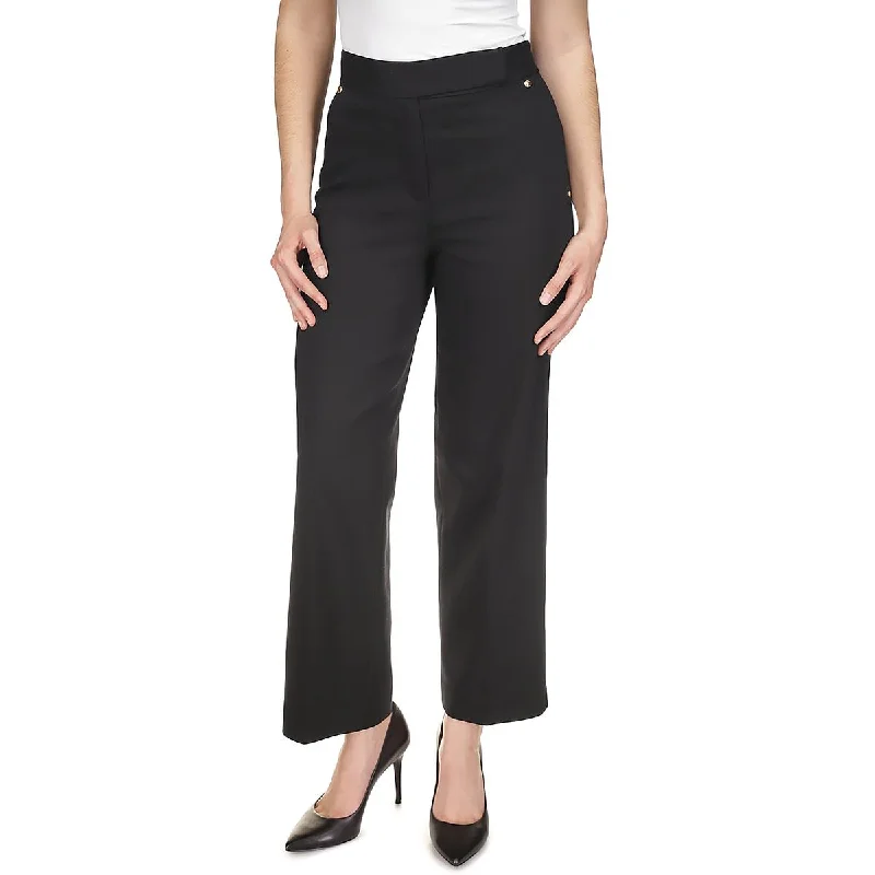 MICHAEL Michael Kors Womens Ankle Casual Straight Leg Pants Sharp Women's Italian