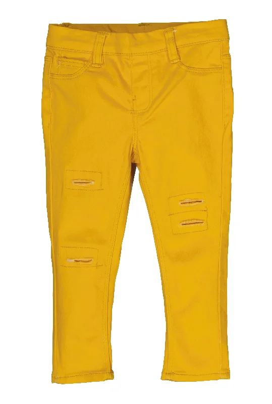 Toddler Girls Twill Laser Cut Pants Relaxed Women's 
