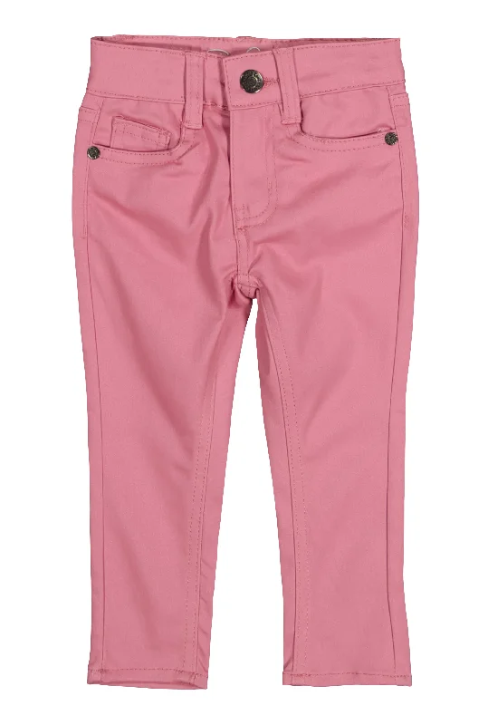 Toddler Girls 5 Pocket Twill Pants Cool Women's Skate