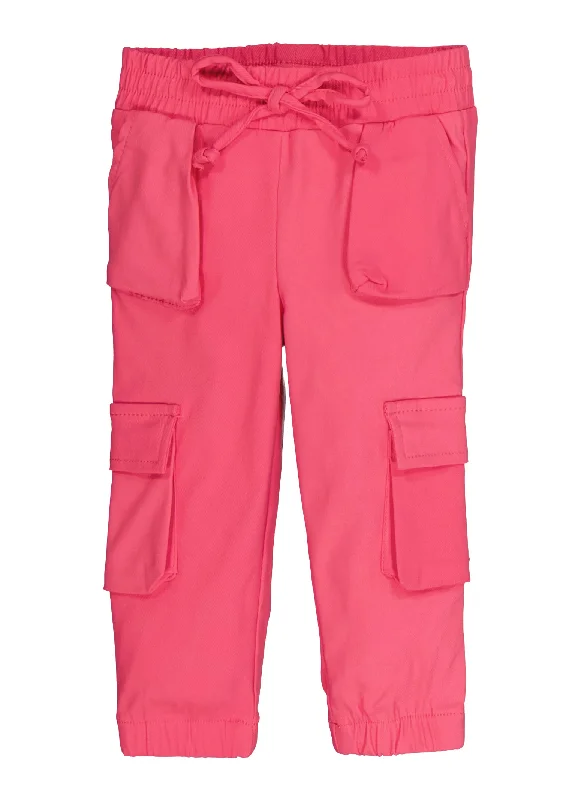 Toddler Girls Hyperstretch Cargo Pocket Joggers