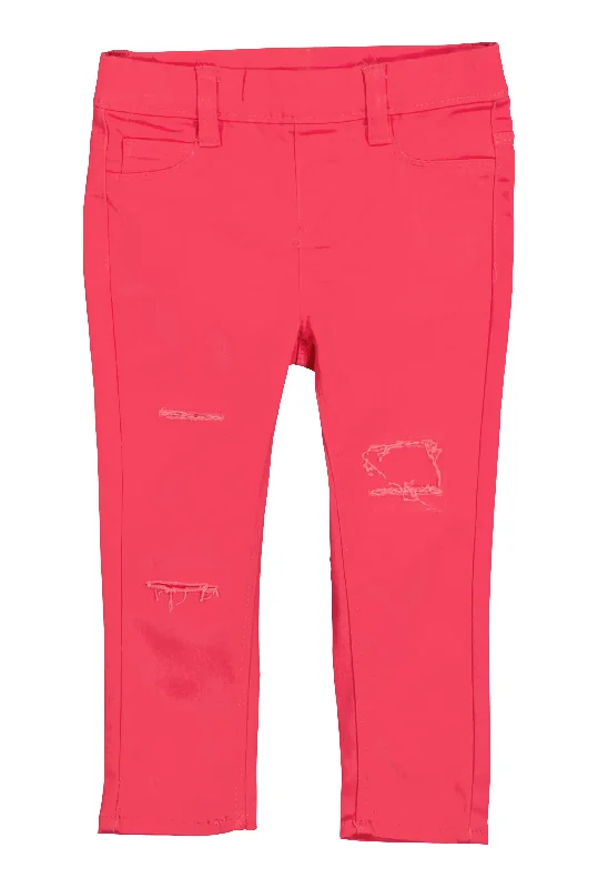 Toddler Girls Patch and Repair Pants Contemporary 