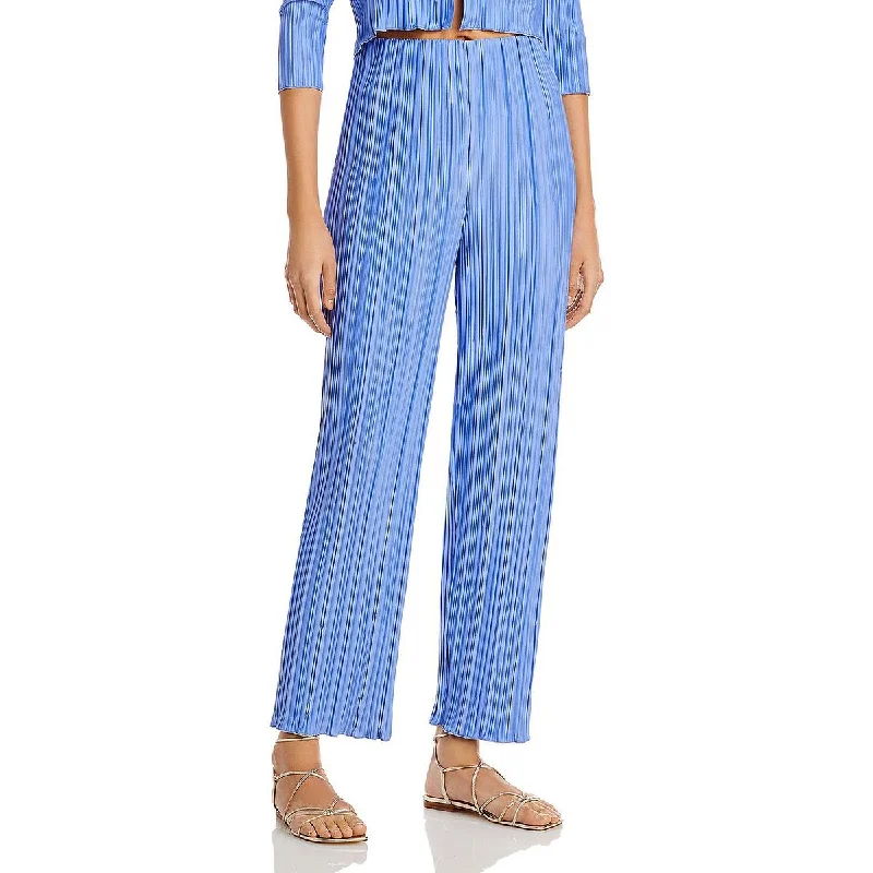 Rails Womens Rowan Pleated High Waist Wide Leg Pants Earthy Women's Hemp - based