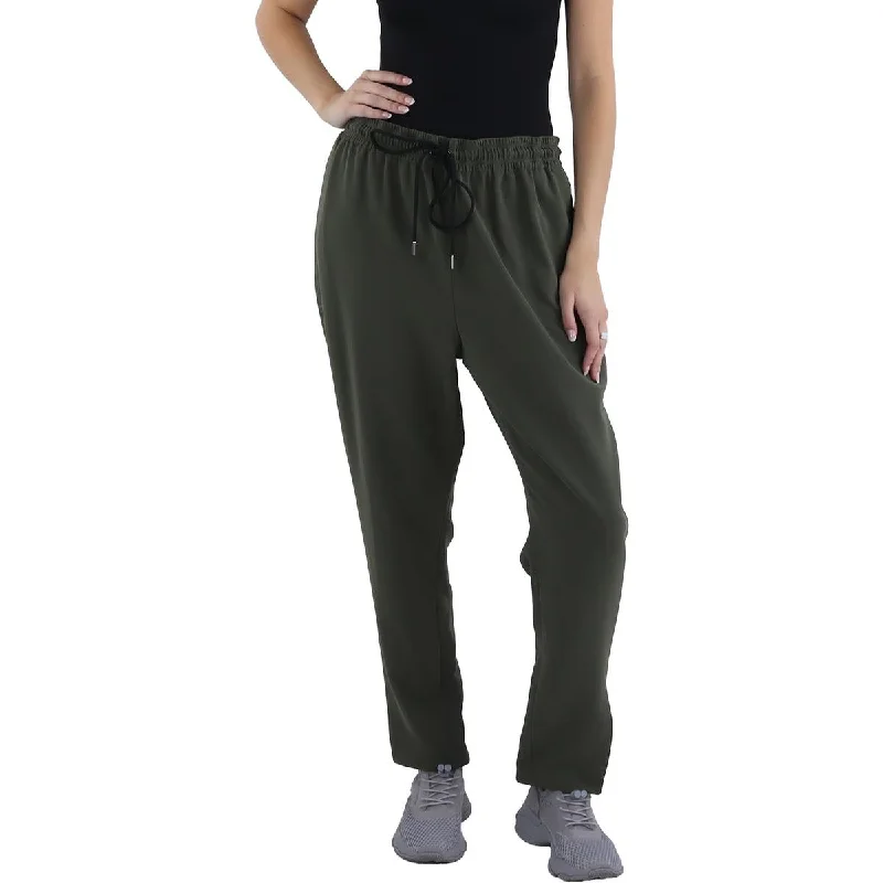 Theory Womens Slit Pull On Ankle Pants