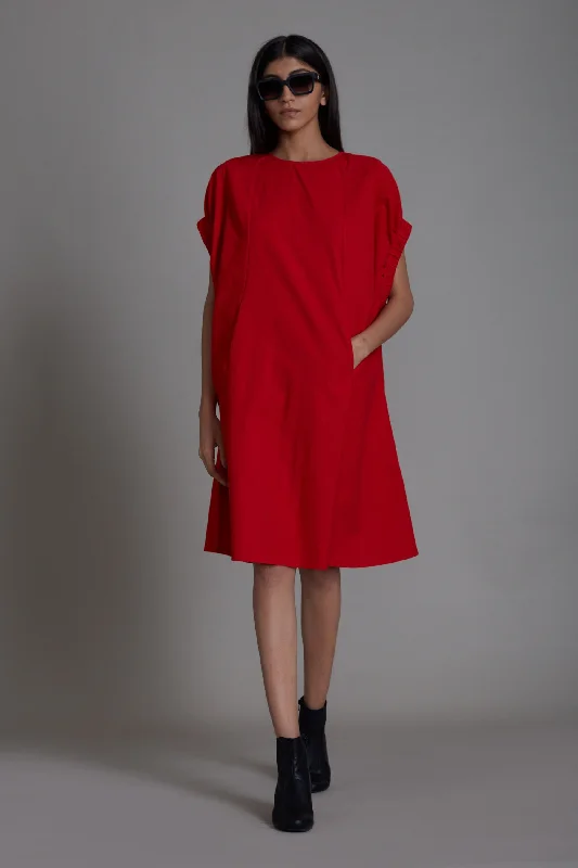 Red Pocket Dress