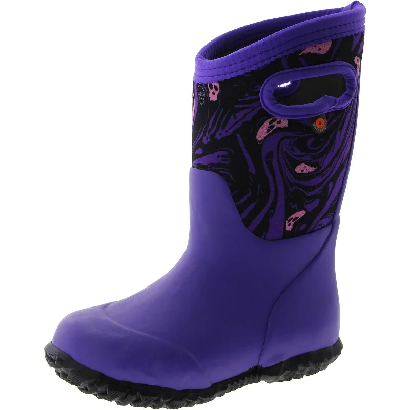 Bogs Girls York Spooky Little Kid Pull On Rain Boots