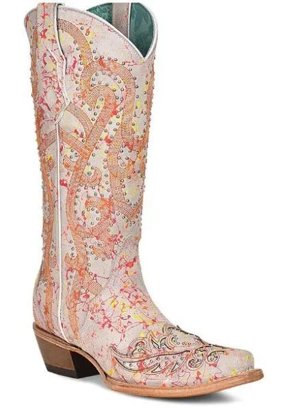 The Blazing Neon Black Light Boots Corral