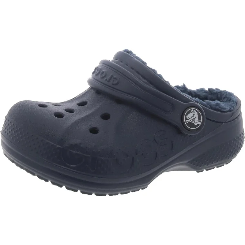 Crocs Girls Toddler Faux Fur Lined Clogs