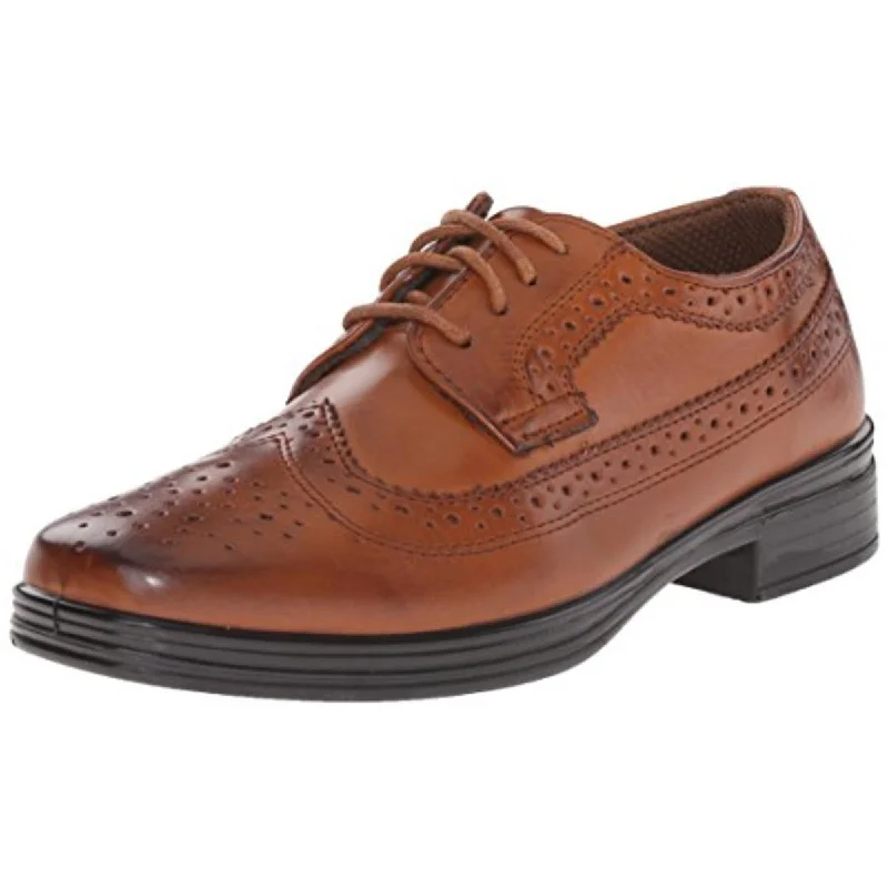 Deer Stags Boys Ace Faux Leather Oxfords