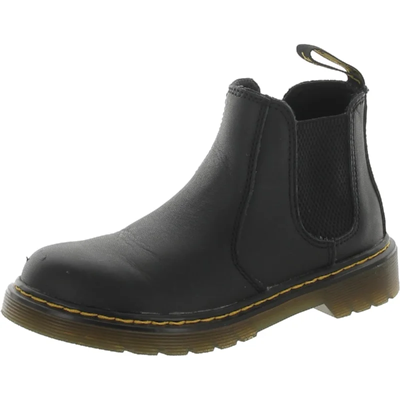 Dr. Martens Girls Softy T Leather Chelsea Boots