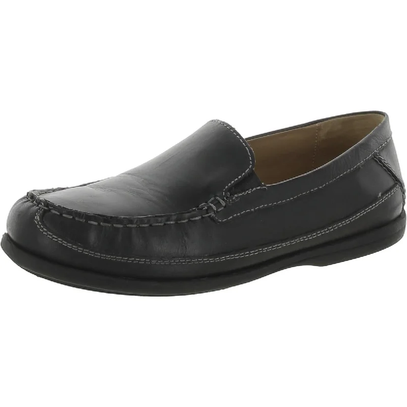 Johnston & Murphy Boys Locklin Leather Slip On Loafers