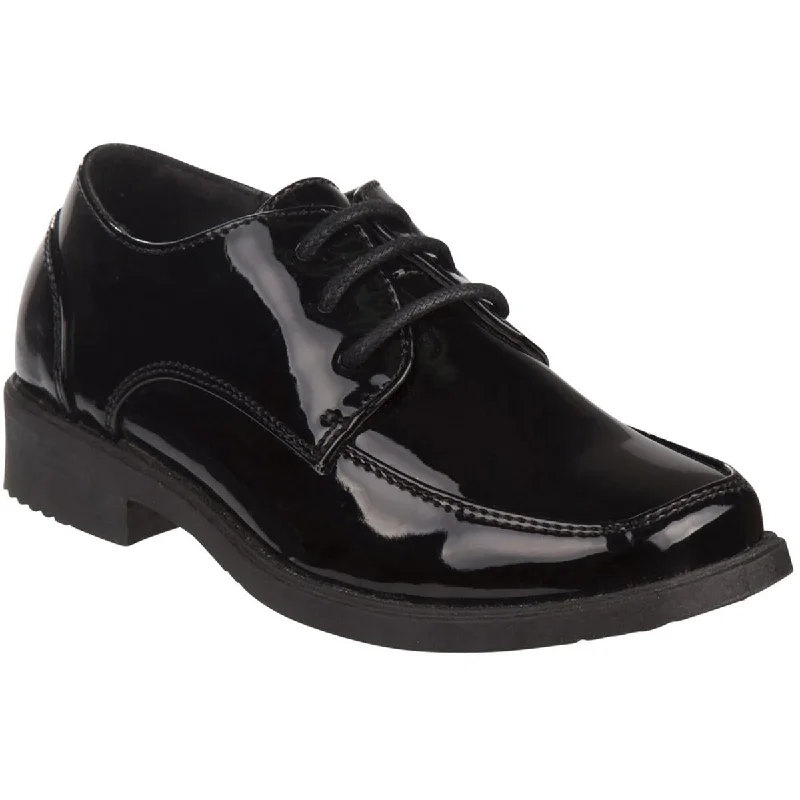 Josmo Boys Faux Leather Dress Derby Shoes