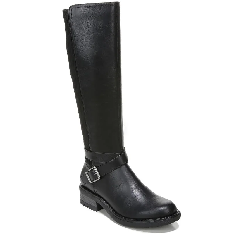 LifeStride Womens Karter Faux Leather Stretch Knee-High Boots Practical Women's Multi - 
