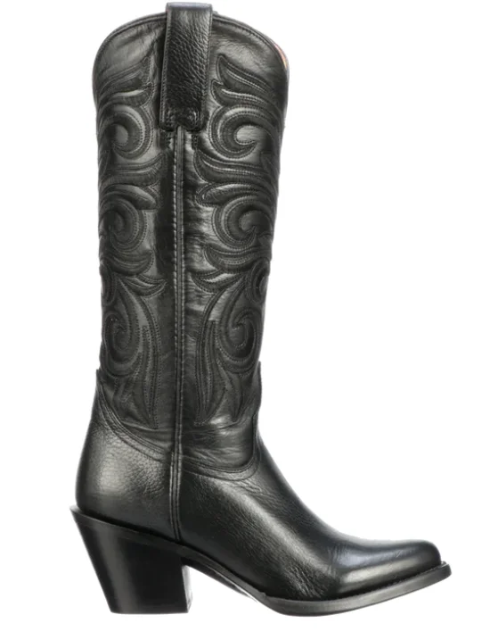 Lucchese Women's Laurelie Tall Black Boot