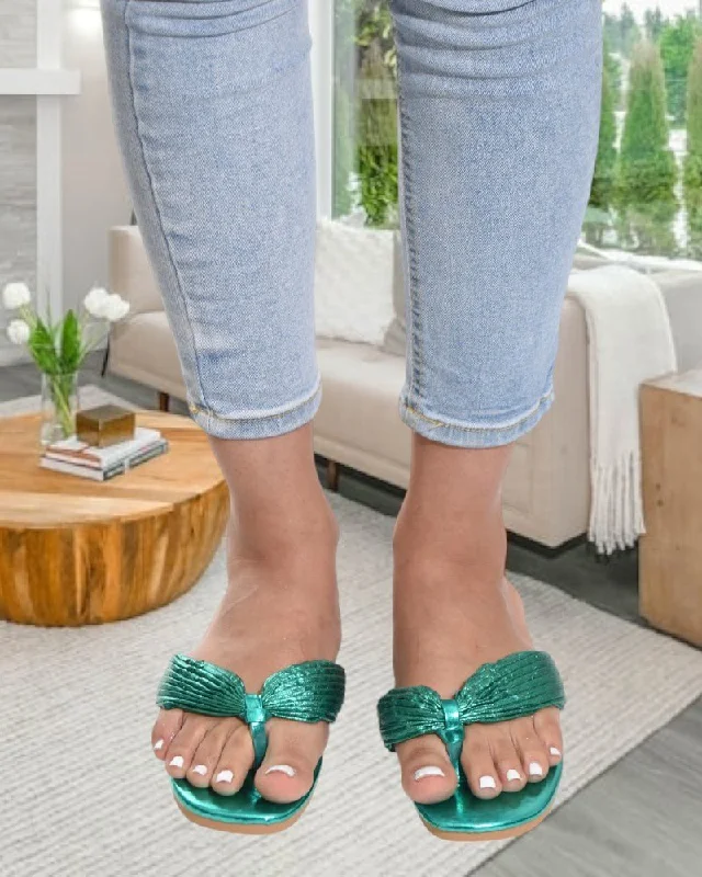 Ladies Green fashion Sandals