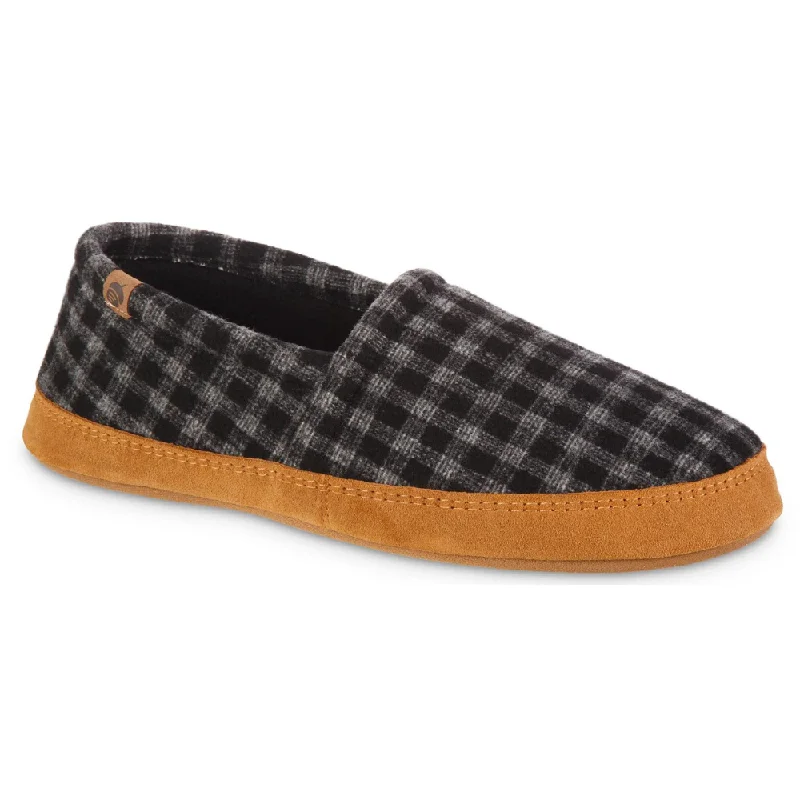 Acorn Moc-M Black Plaid Moccasin (Men's) Sophisticated Women's Tailored
