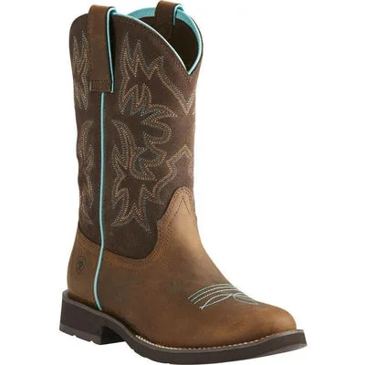 10021457 Ariat Women's Delilah Western Boots Compression