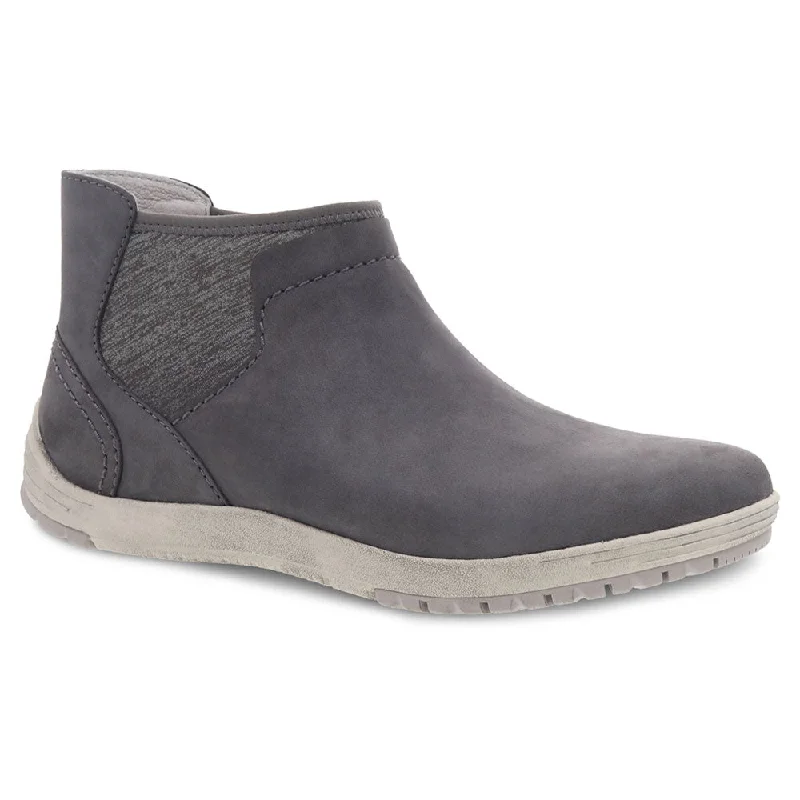 Dansko Lizette Waterproof Bootie Grey Nubuck (Women's) Casual Women's Japanese 