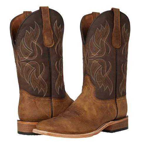 MEN'S CIRCLE G SQUARE TOE WESTERN BOOTS L5800 Rugged Women's Outdoor 