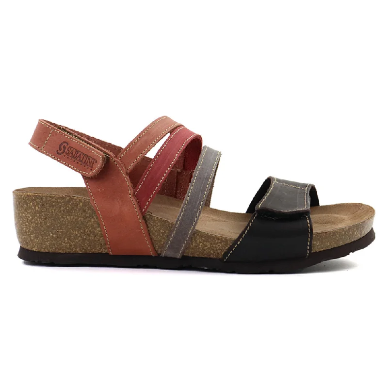Sabatini Calzature Sloan T Moro/Cotto Sandal (Women's) Youthful Women's Pop