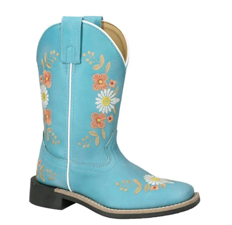 Smoky Mountain Girls' Desert Flowers Boots - Broad Square Toe 3305Y Unique Women's Upcycled Smoky Mountain Girls' Desert Flowers Boots - Broad Square Toe 3305Y Unique Women's Upcycled