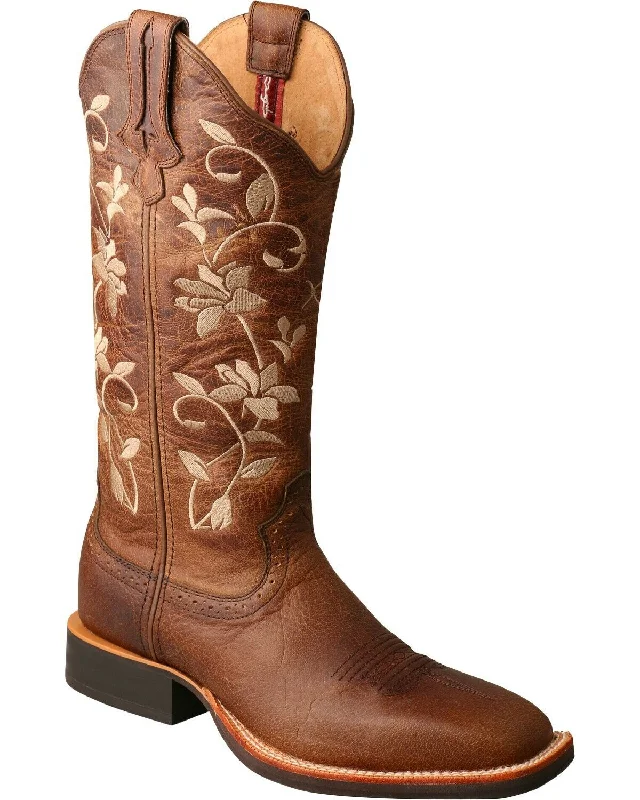 Twisted X Women's Floral Ruff Stock Cowgirl Boot - Square Toe - WRS0025 Dynamic Women's High - energy Twisted X Women's Floral Ruff Stock Cowgirl Boot - Square Toe - WRS0025 Dynamic Women's High - energy